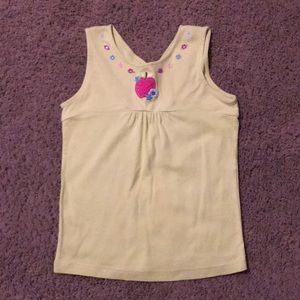 Vintage Gymboree Candy Apple  lime green top Sz 8